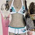 White Floral Swimsuit